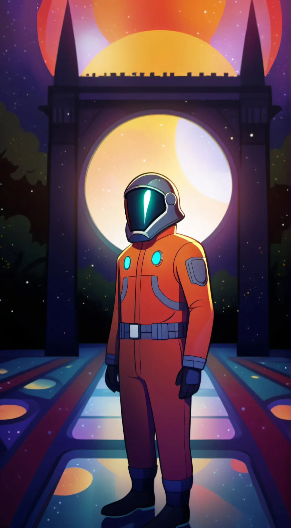 ai character: Among us background