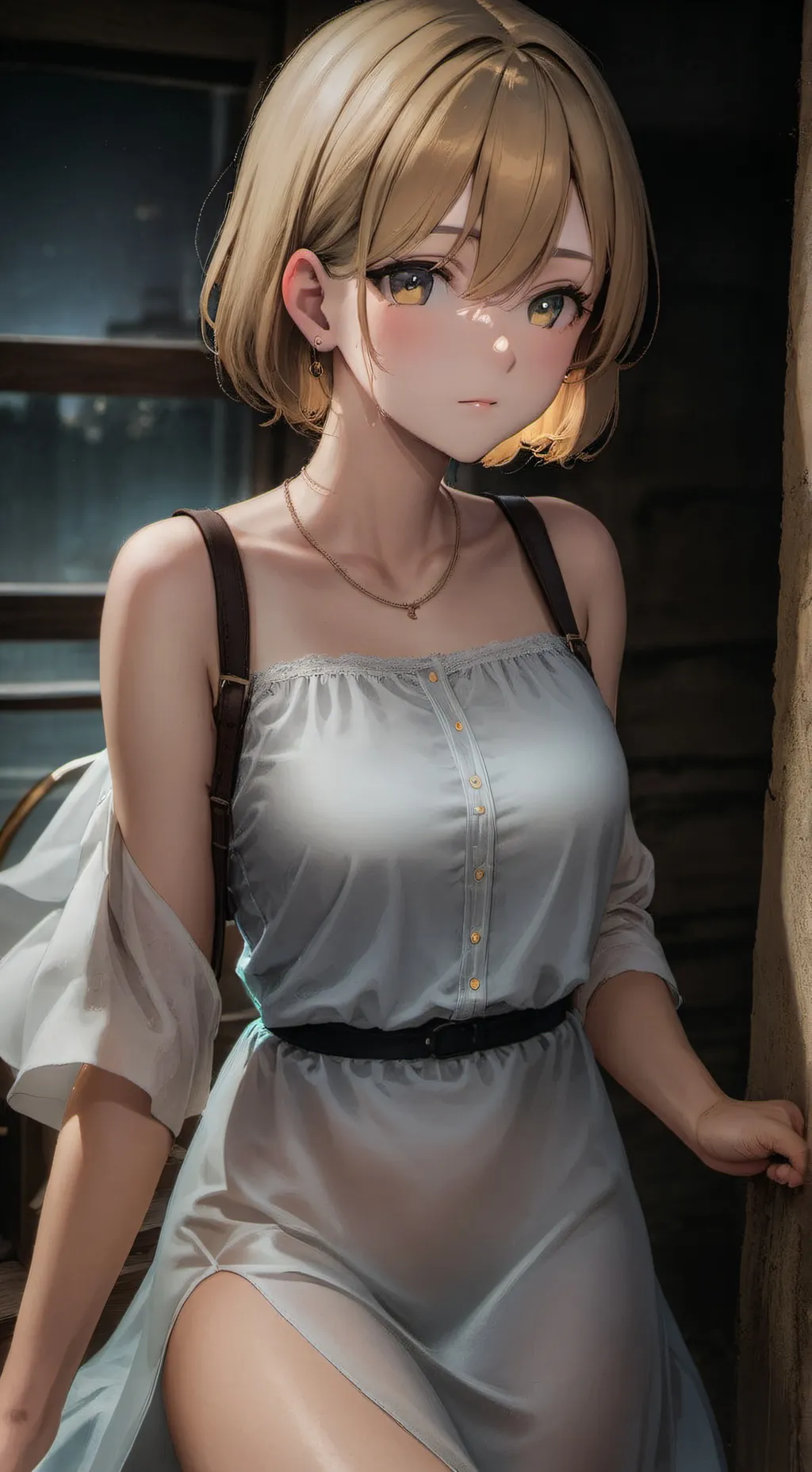 ai character: Amanda  background