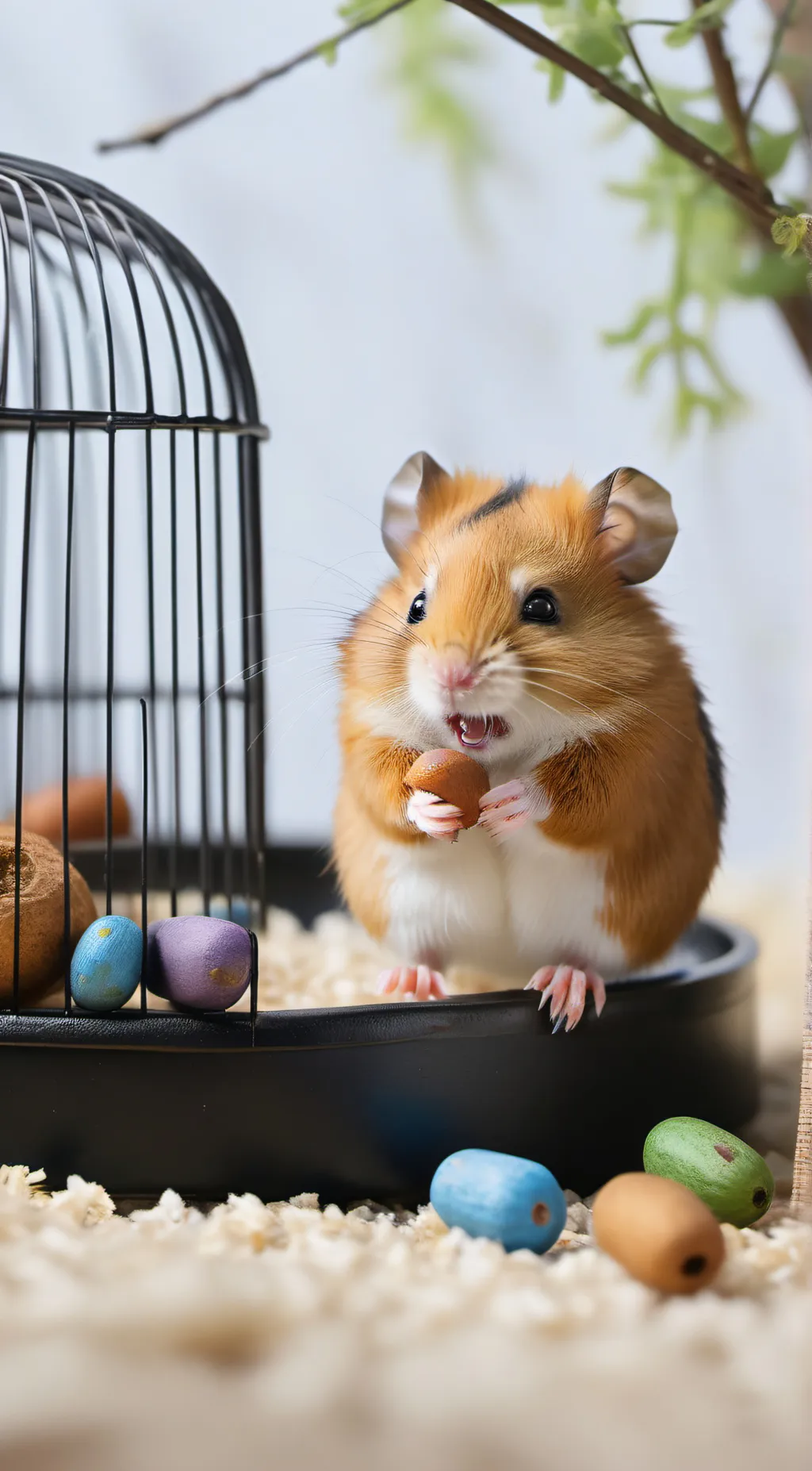 ai character: hammy background