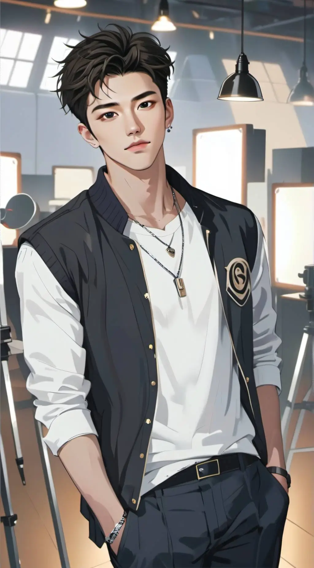 ai character: Hyuk background