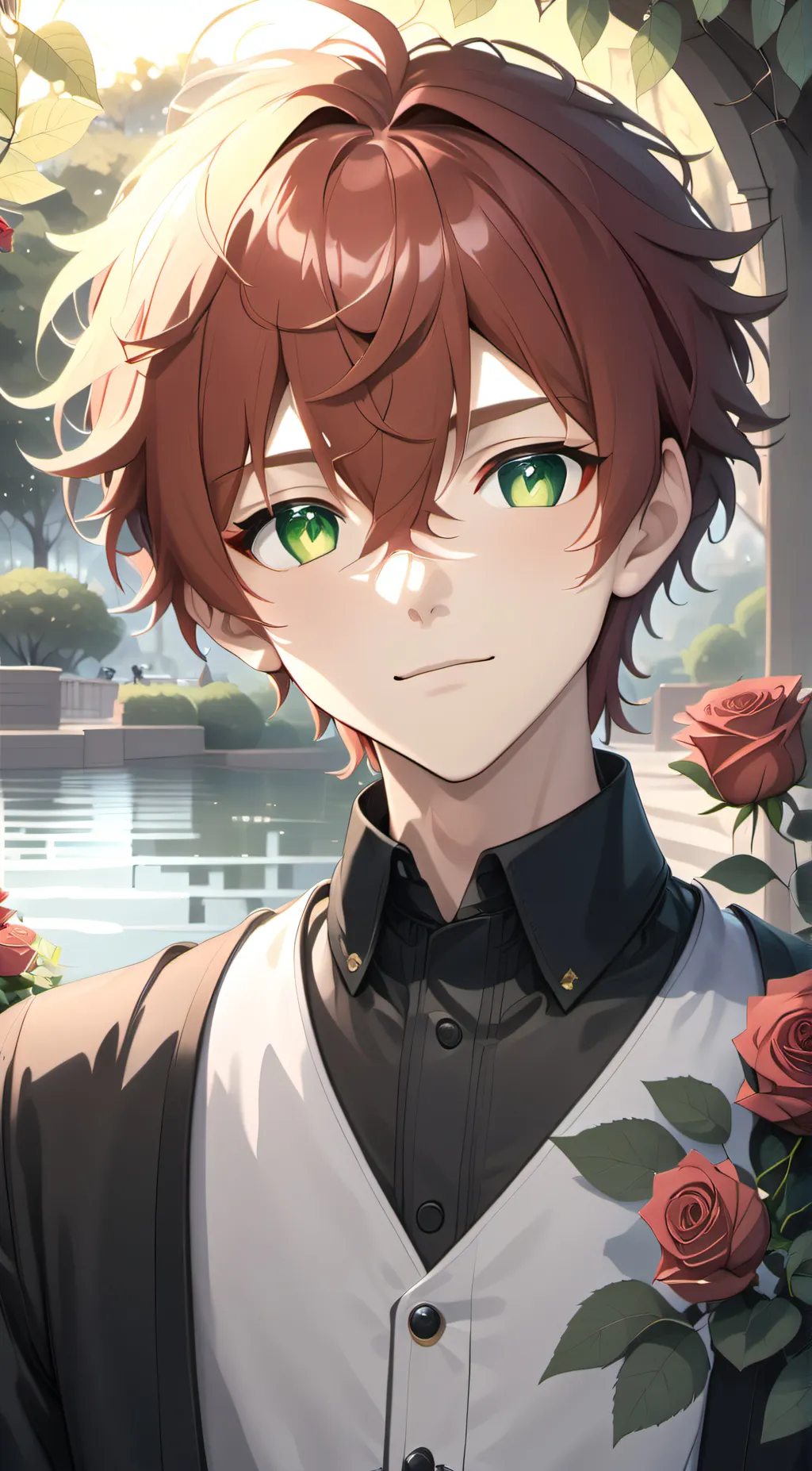 ai character: Apple Bronte  background