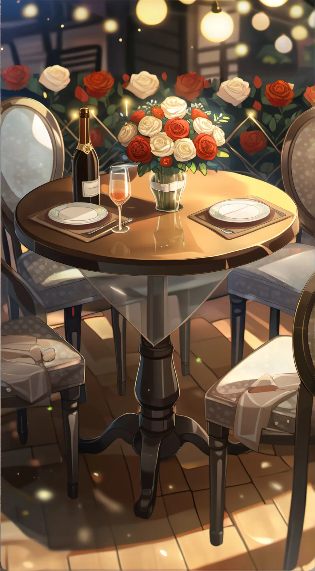 ai character: vday :speed date background
