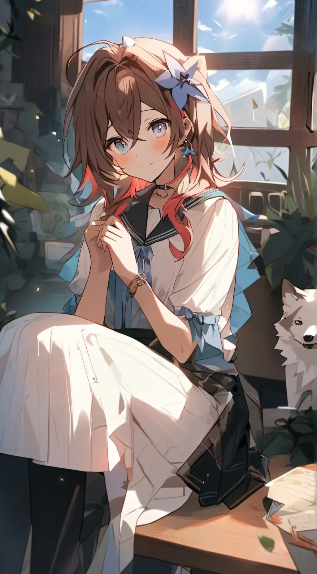 ai character: amy background