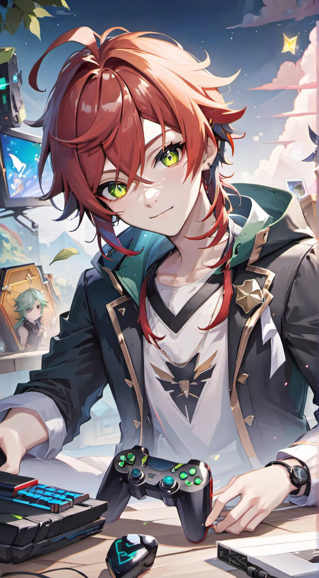 ai character: Pixie background