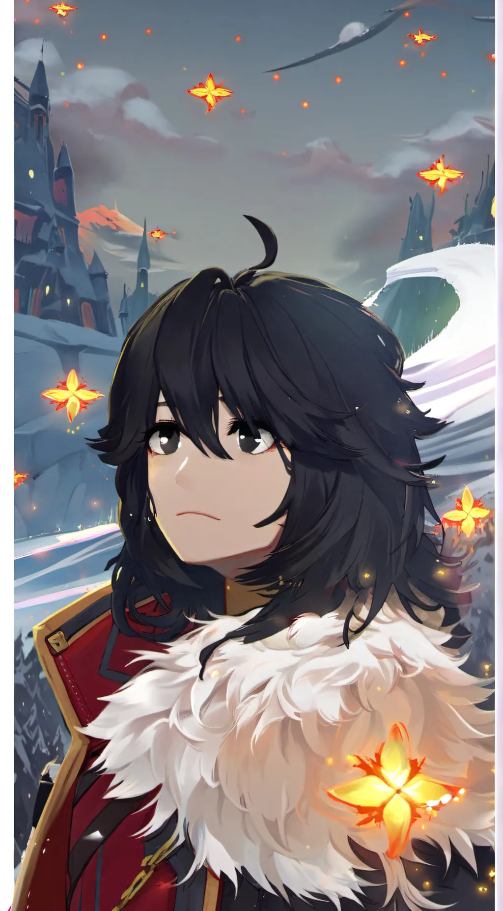 ai character: Peume background