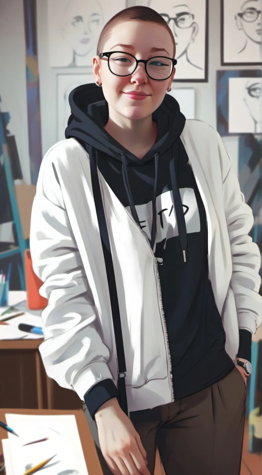 ai character: Damian background