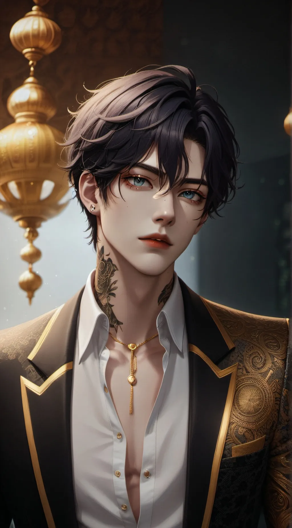 ai character: Aiden  background