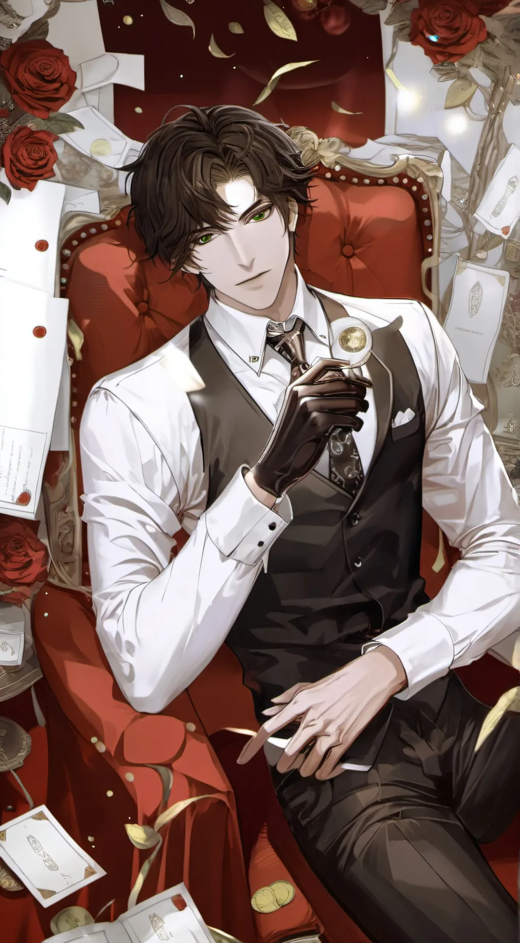 ai character: Arthur  background