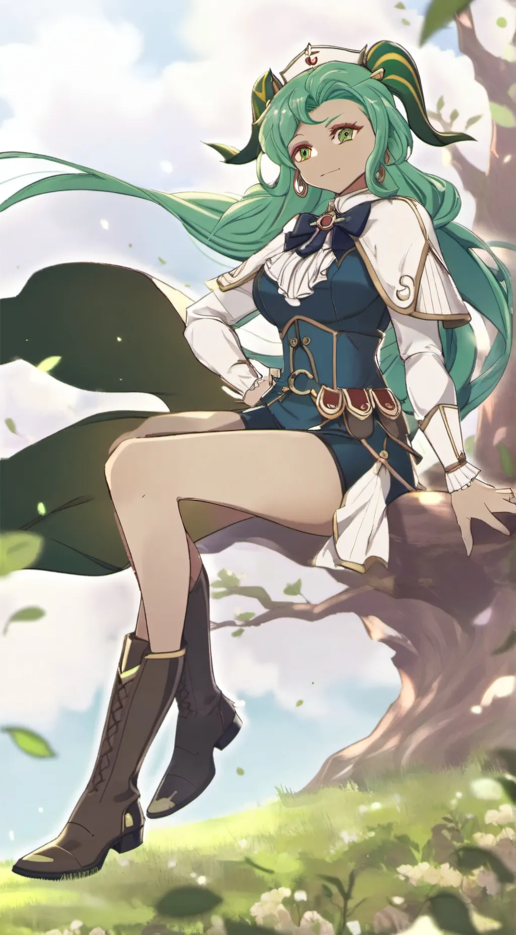 ai character: Rin background