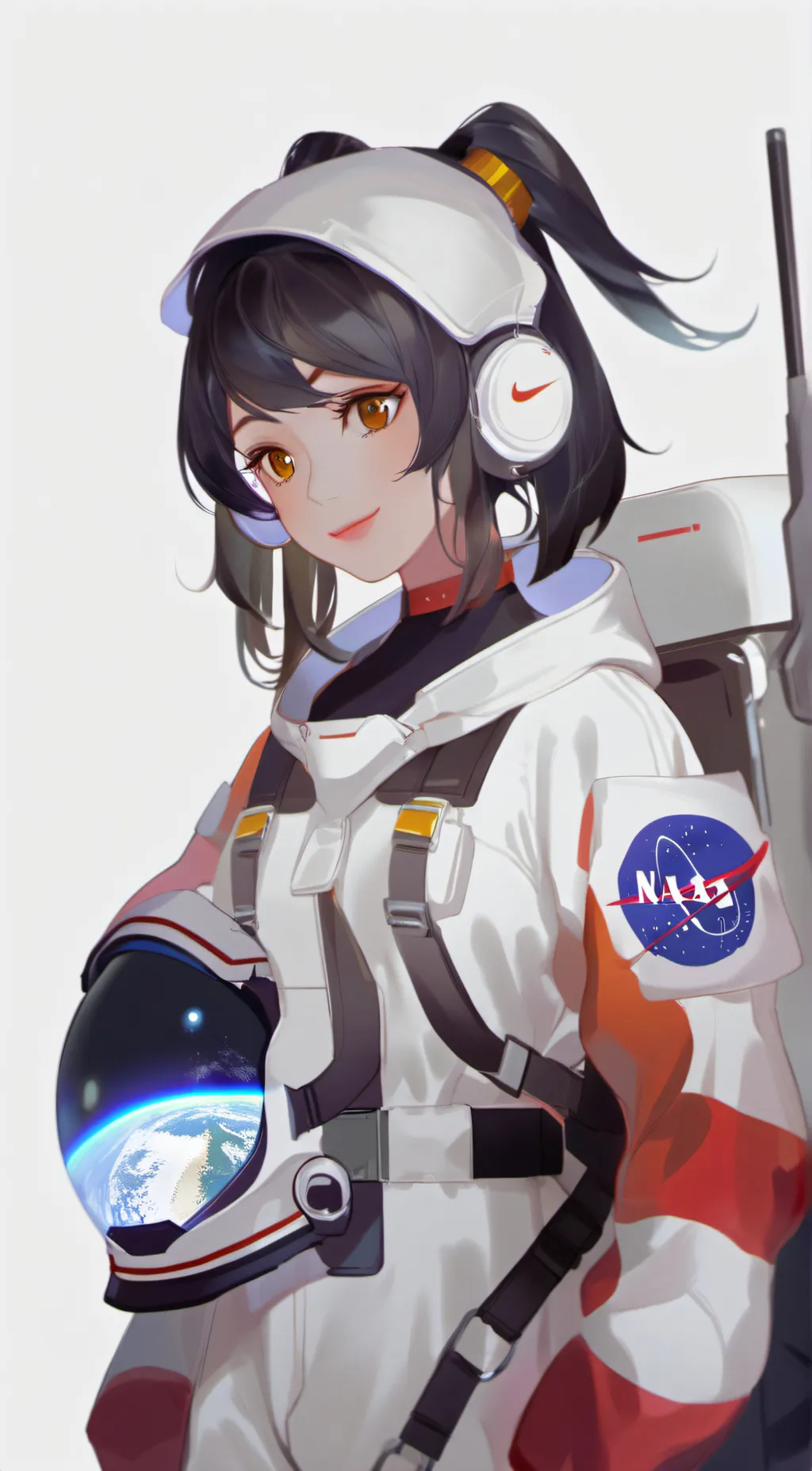 ai character: orange  background