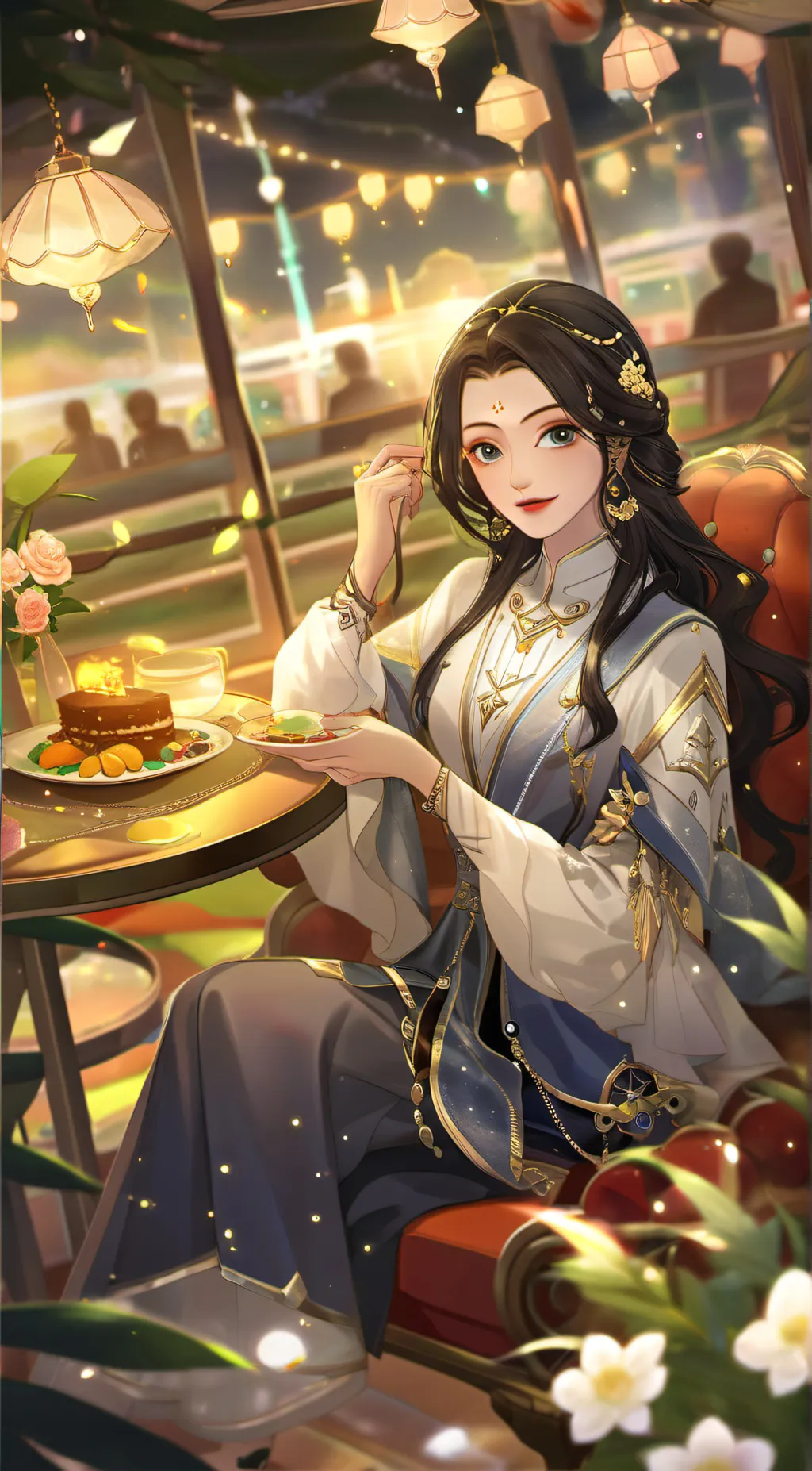 ai character: Eleonore  background