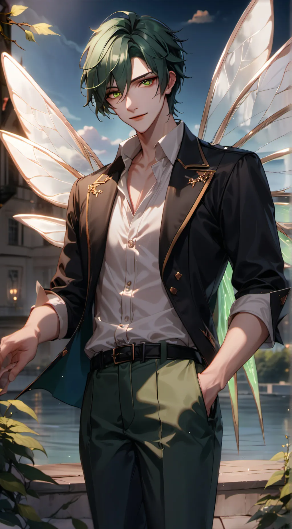 ai character: Oliver background