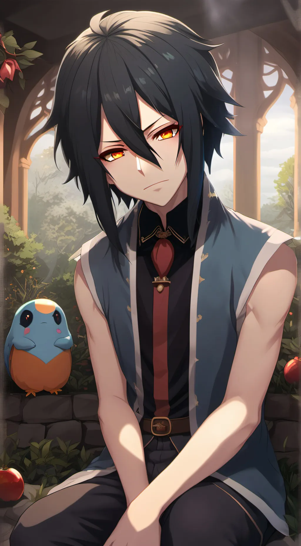 ai character: Diablo background