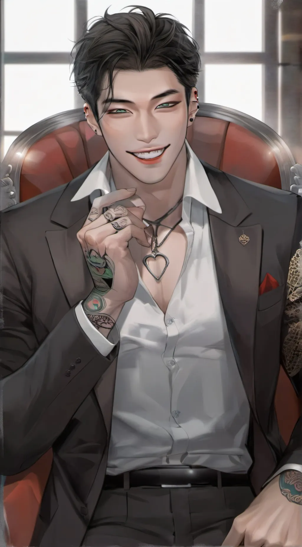 ai character: Raijin Kurumada  background