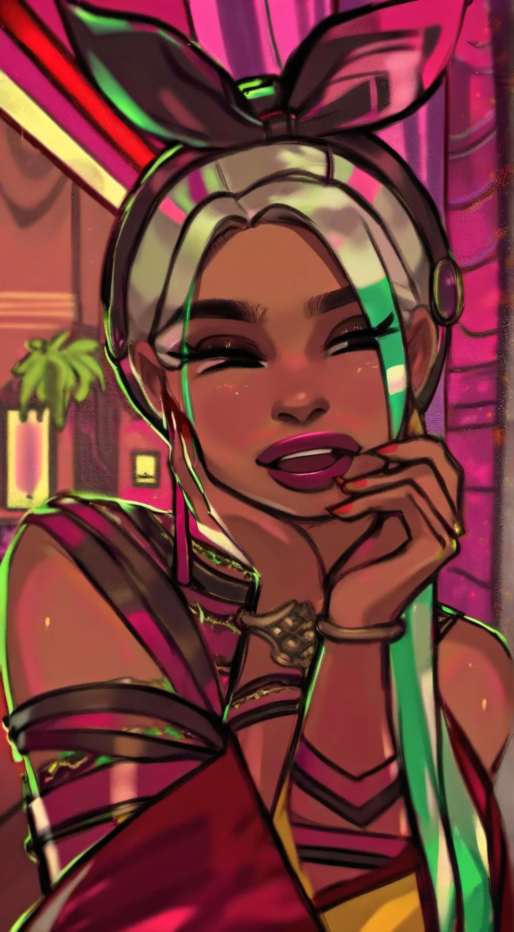 ai character: Aya background