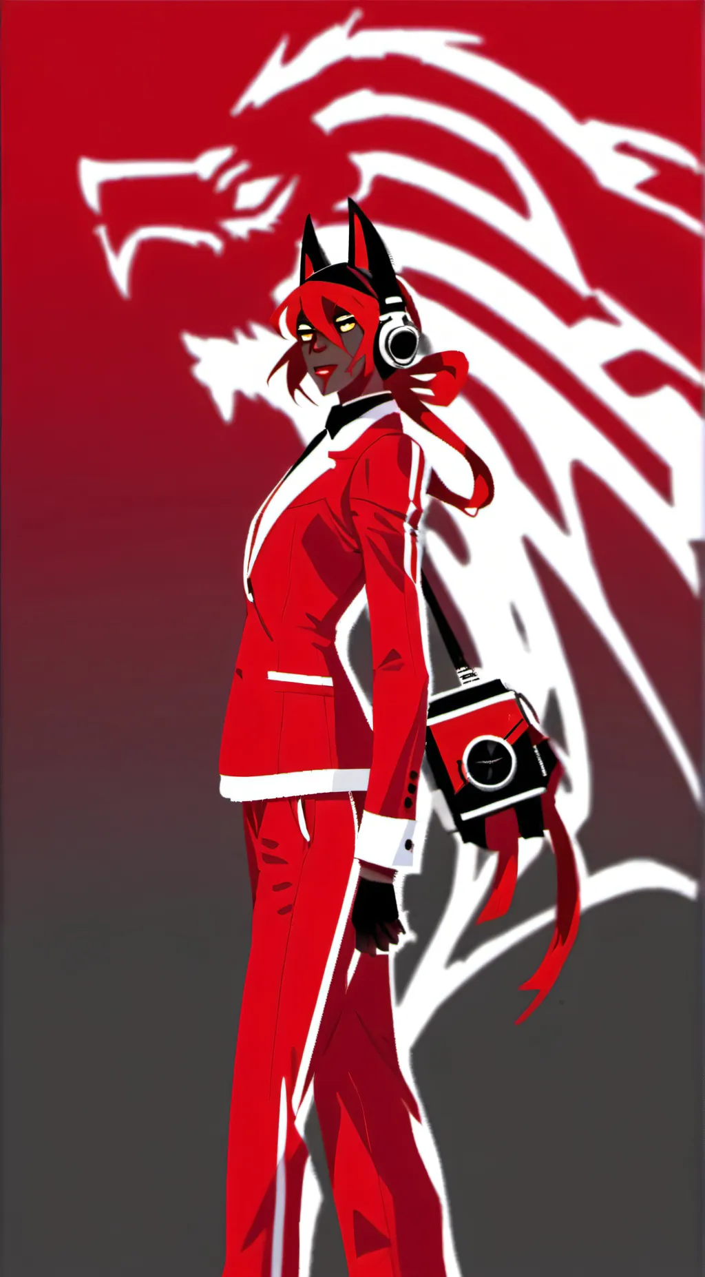 ai character: Alastor from hh background