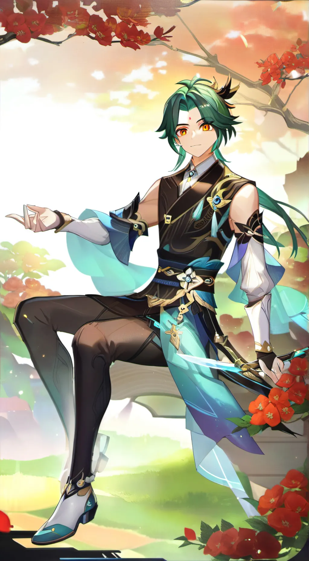 ai character: Xiao background