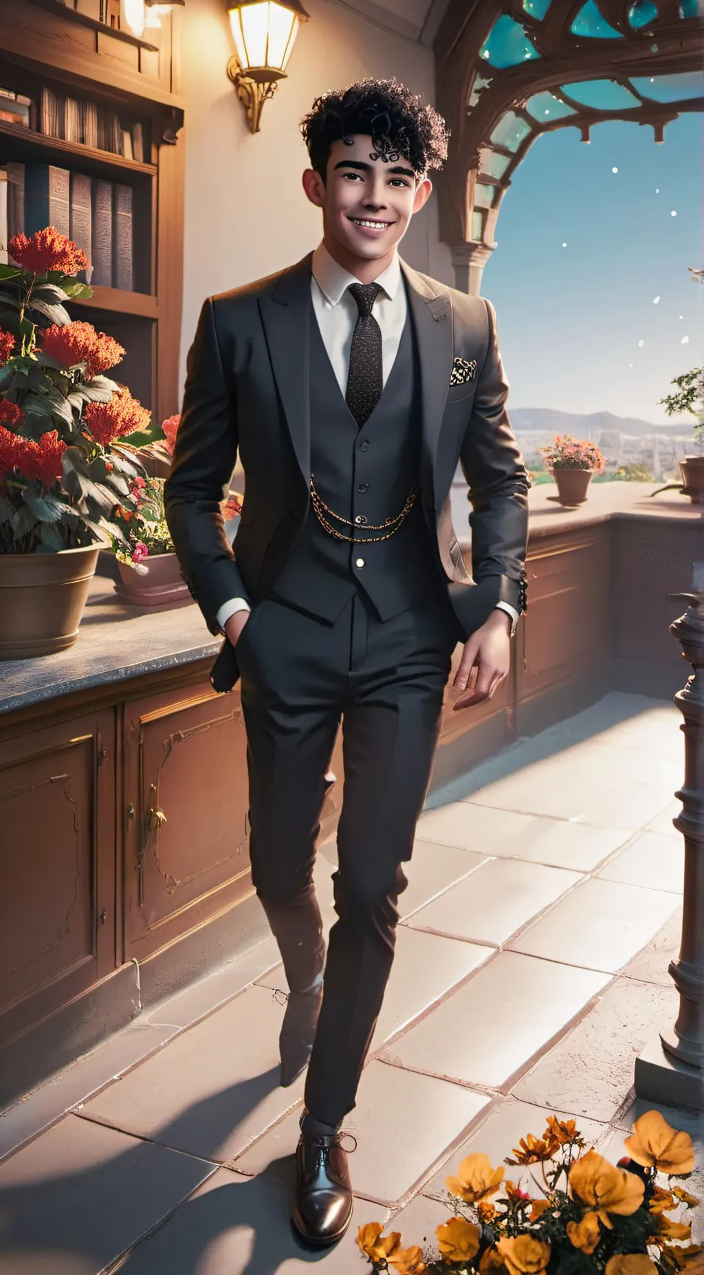 ai character: Nolan background