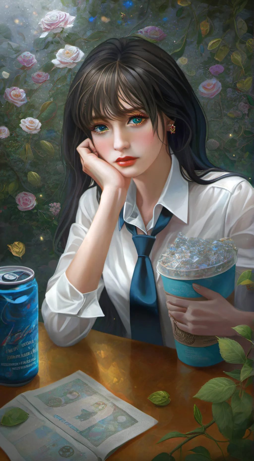 ai character: Carol mae background