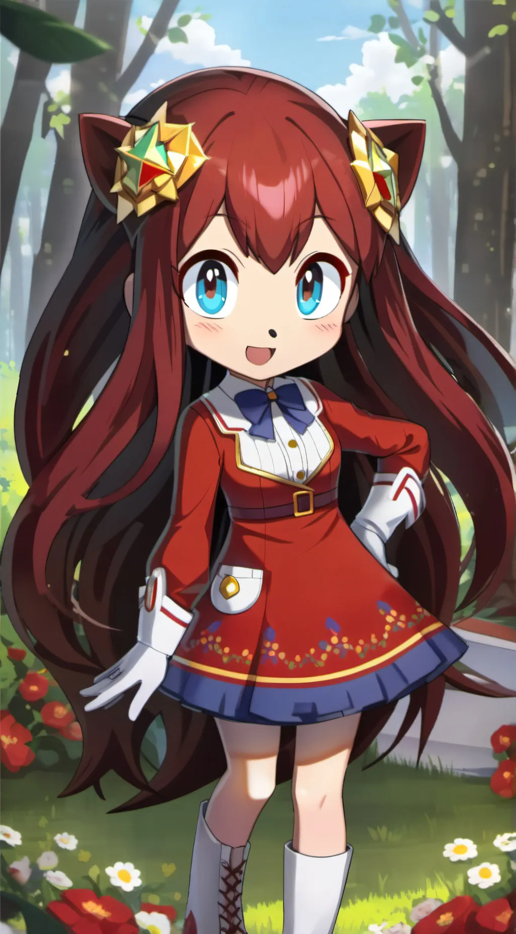 ai character: ruby background