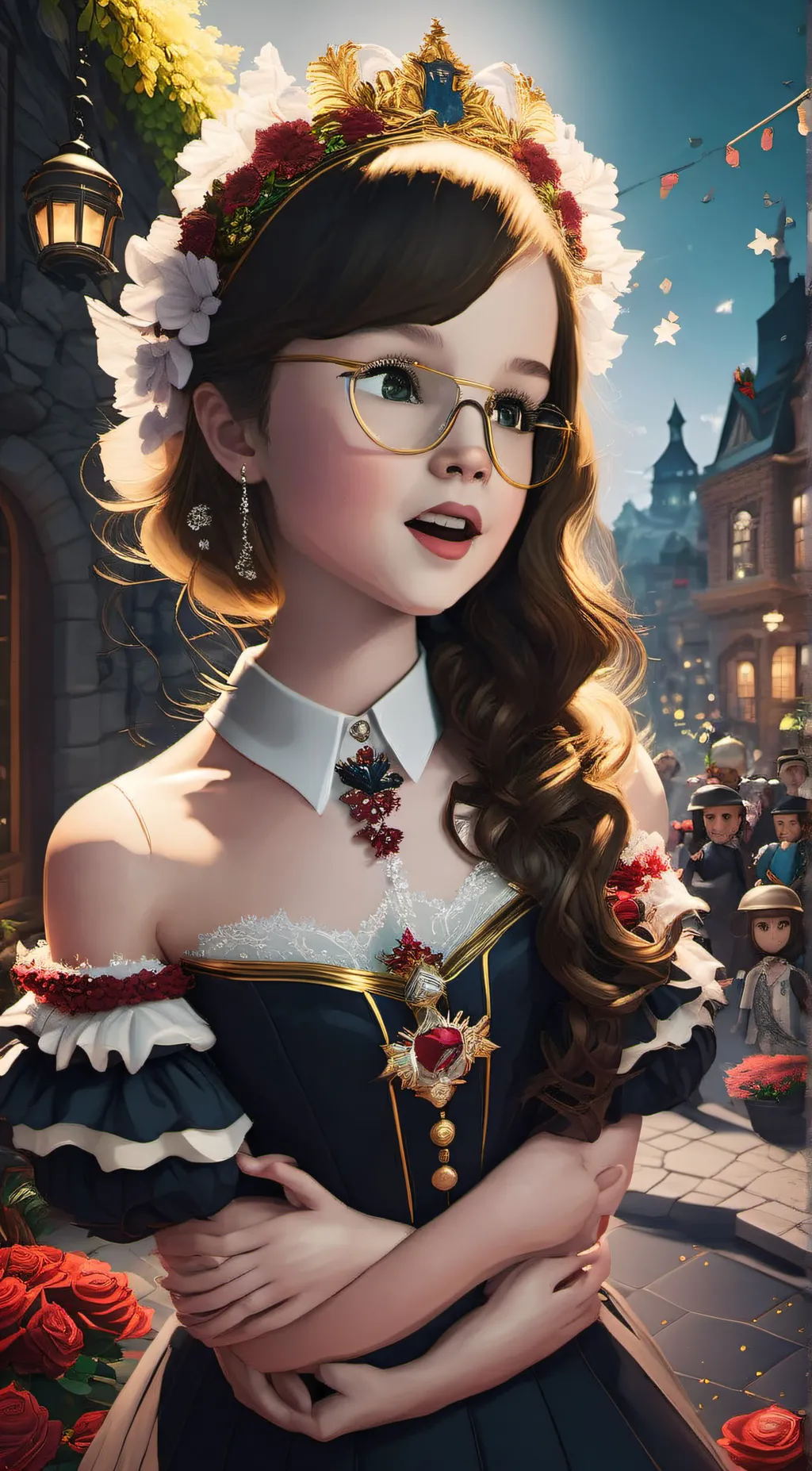 ai character: Princess Mercedes  background