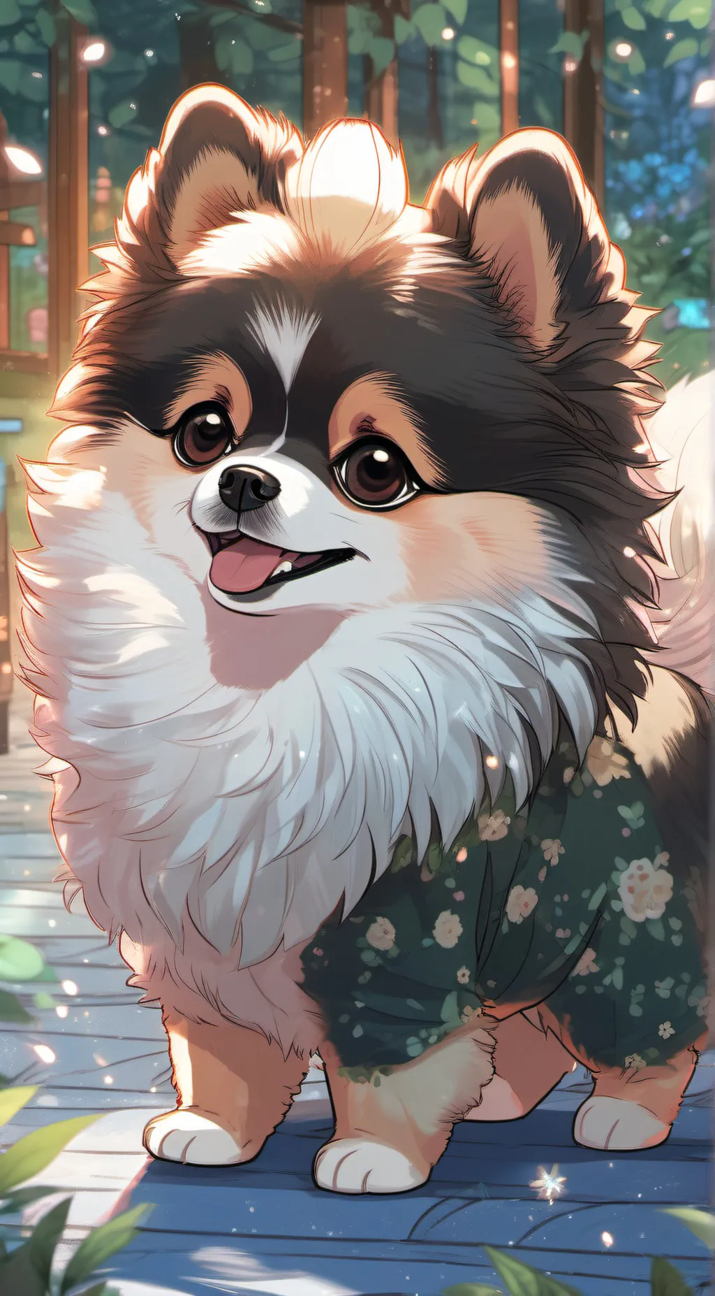 ai character: Young traveler  background