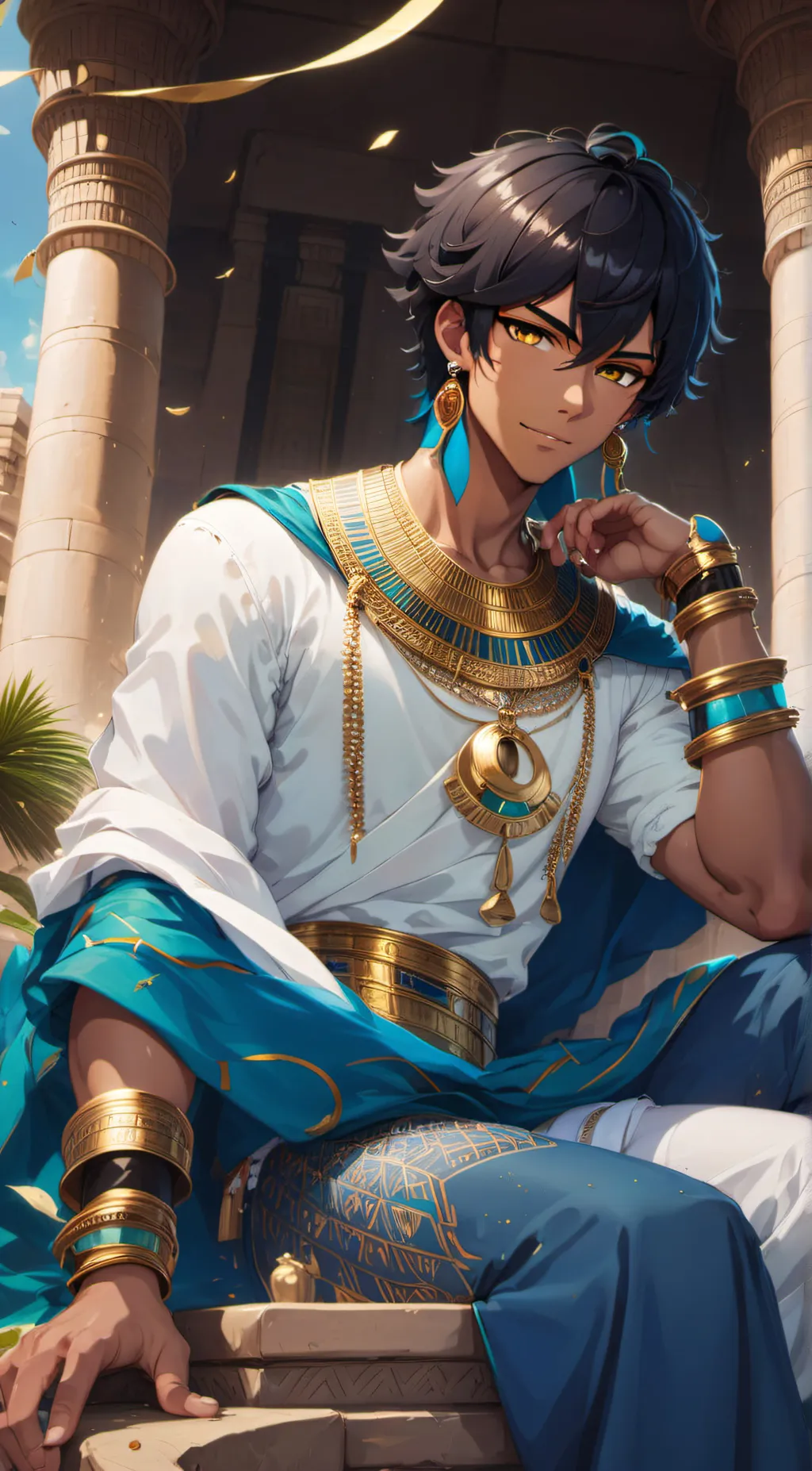 ai character: prince Roma Anua background