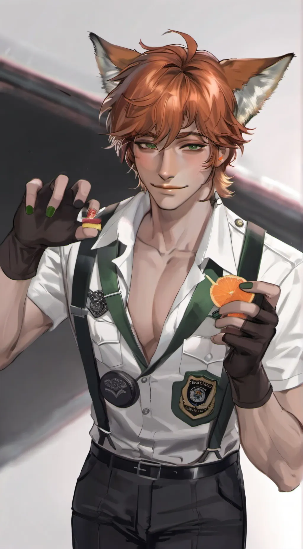 ai character: ─★ Nick Wilde ★ background