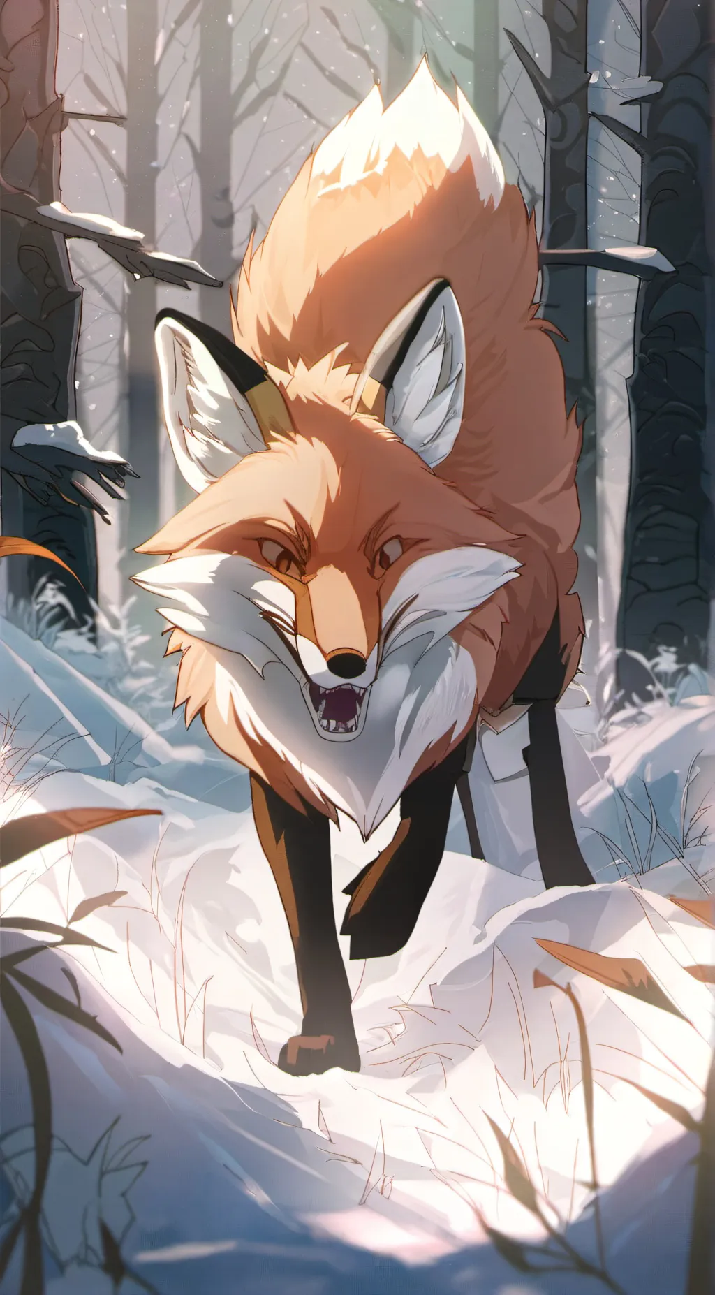 ai character: The fox background