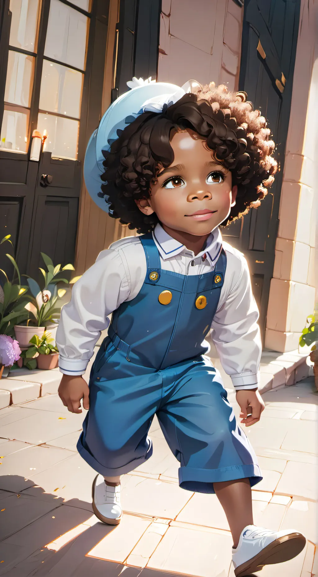 ai character: baby background