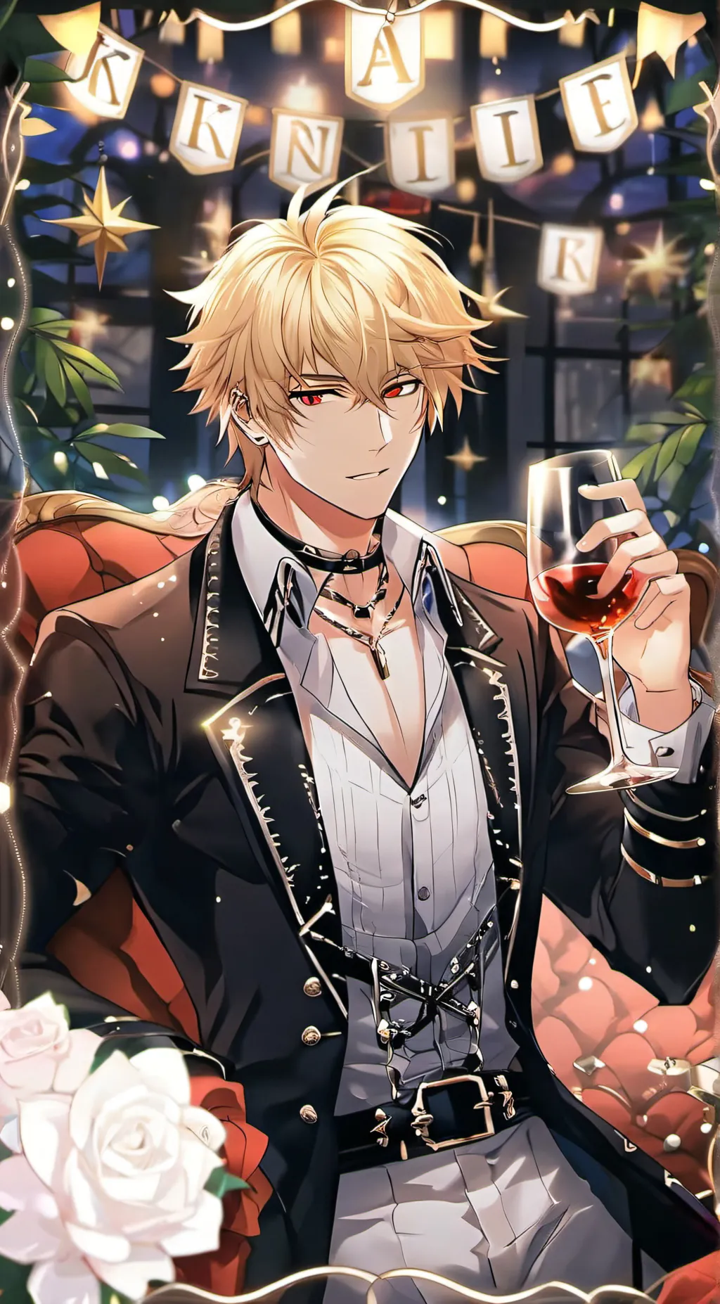 ai character: Katsuki Bakugo background