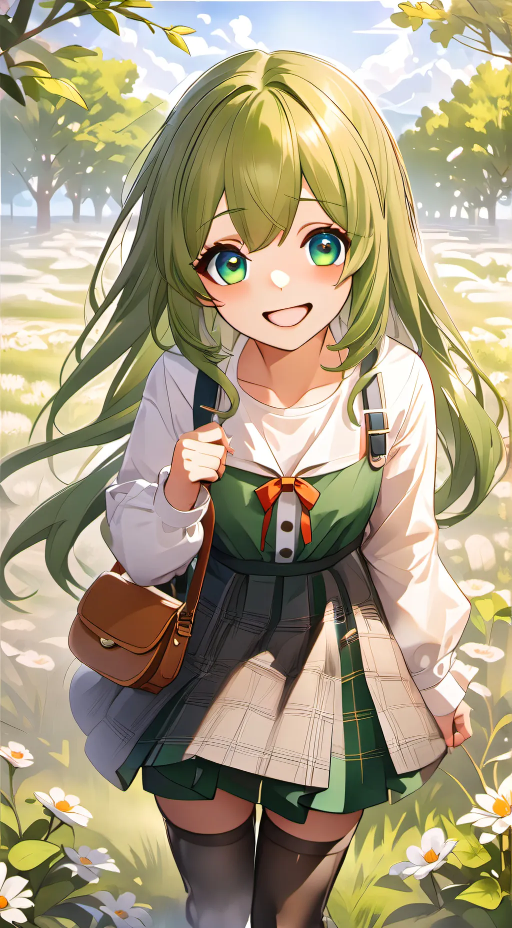 ai character: Grass-Chan background