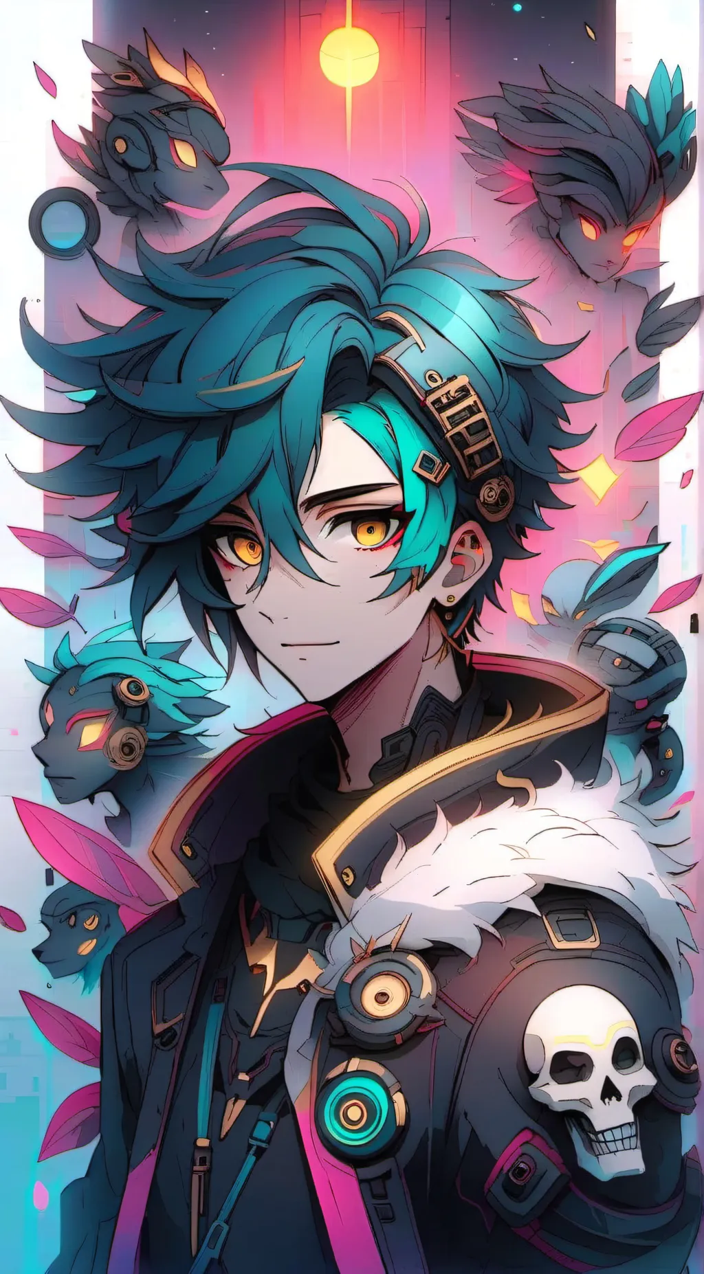 ai character: Nova ( V-2 ) background