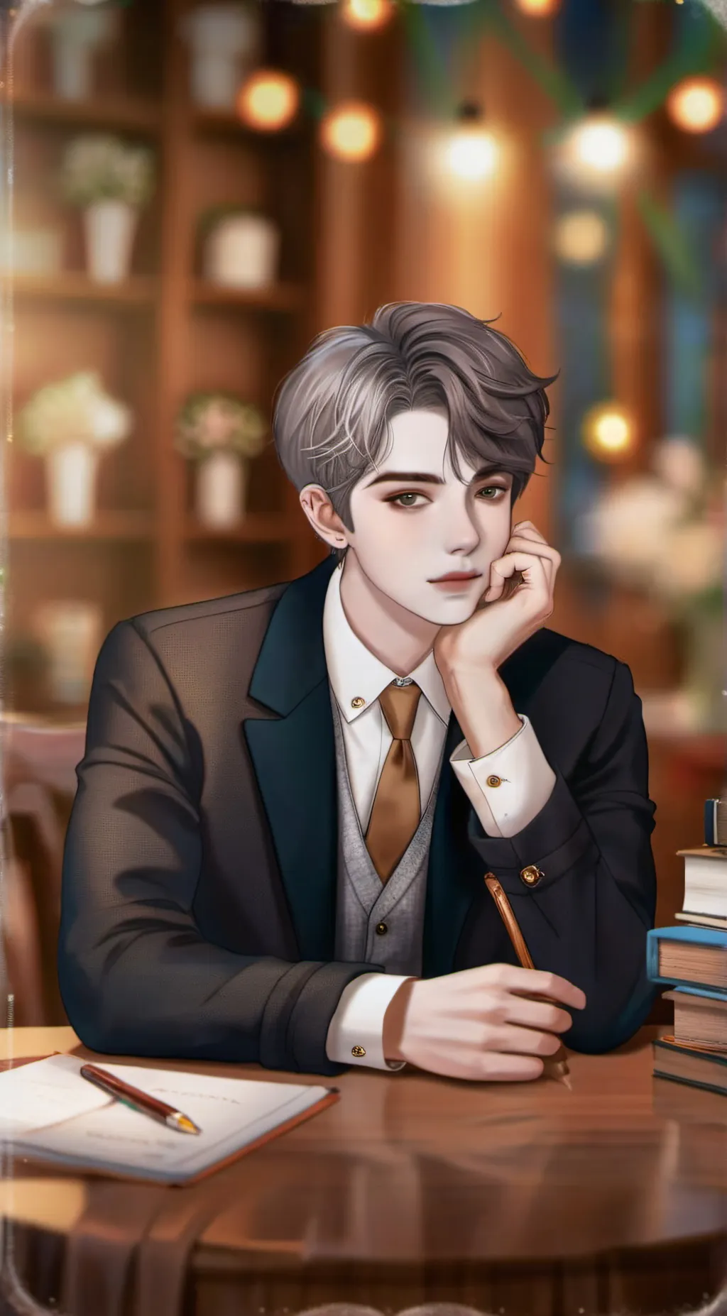 ai character: ࿎♡Dae-Hyun♡࿎ background