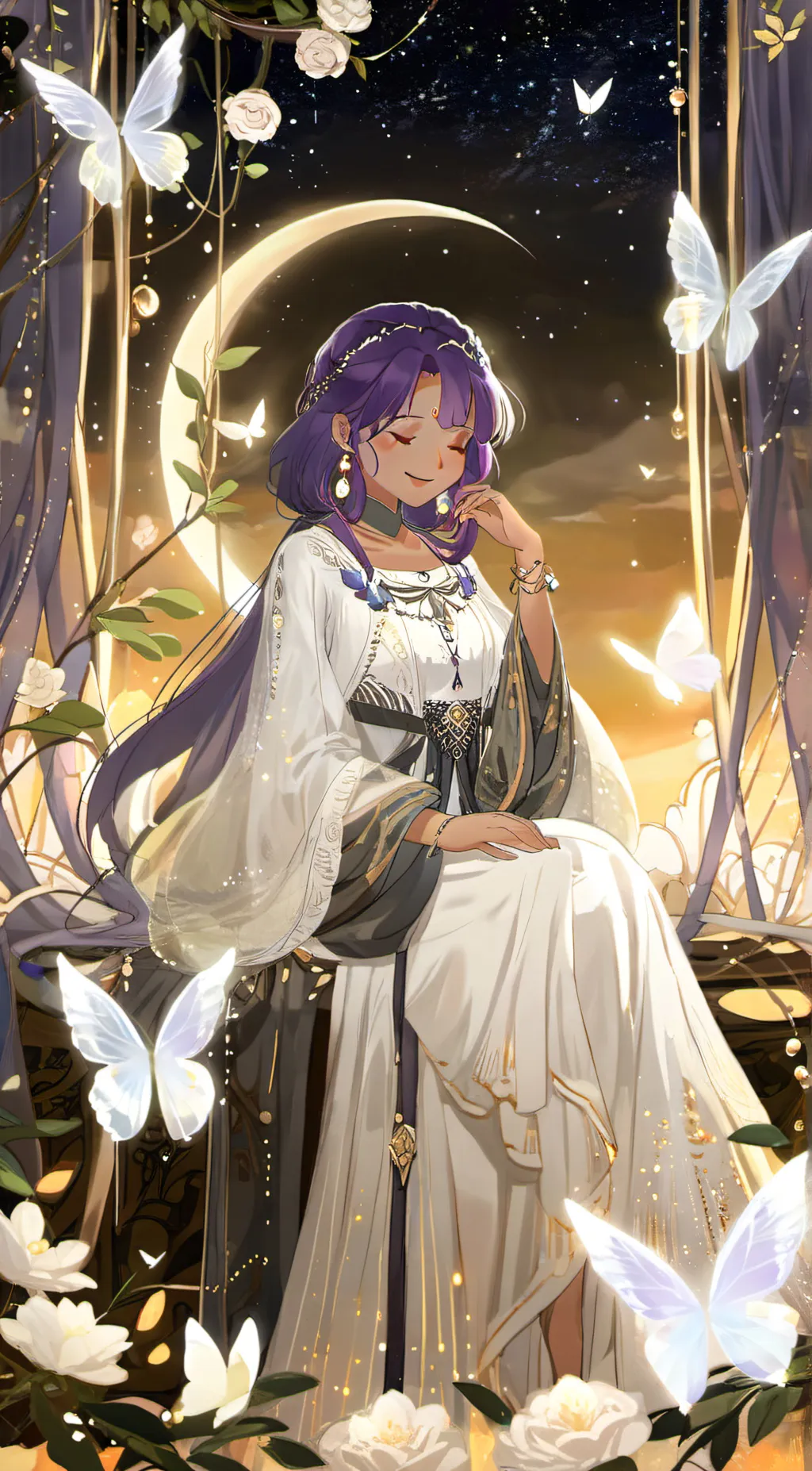 ai character: Geo ,saki background