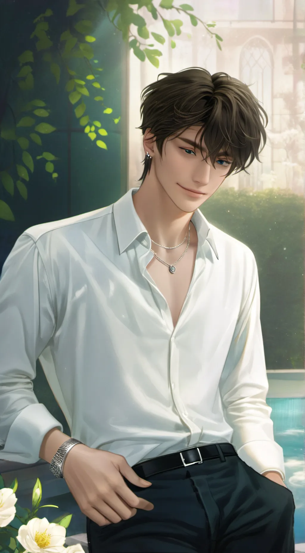 ai character: Adam background