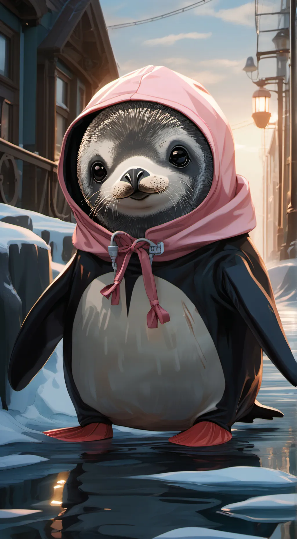 ai character: Penny background