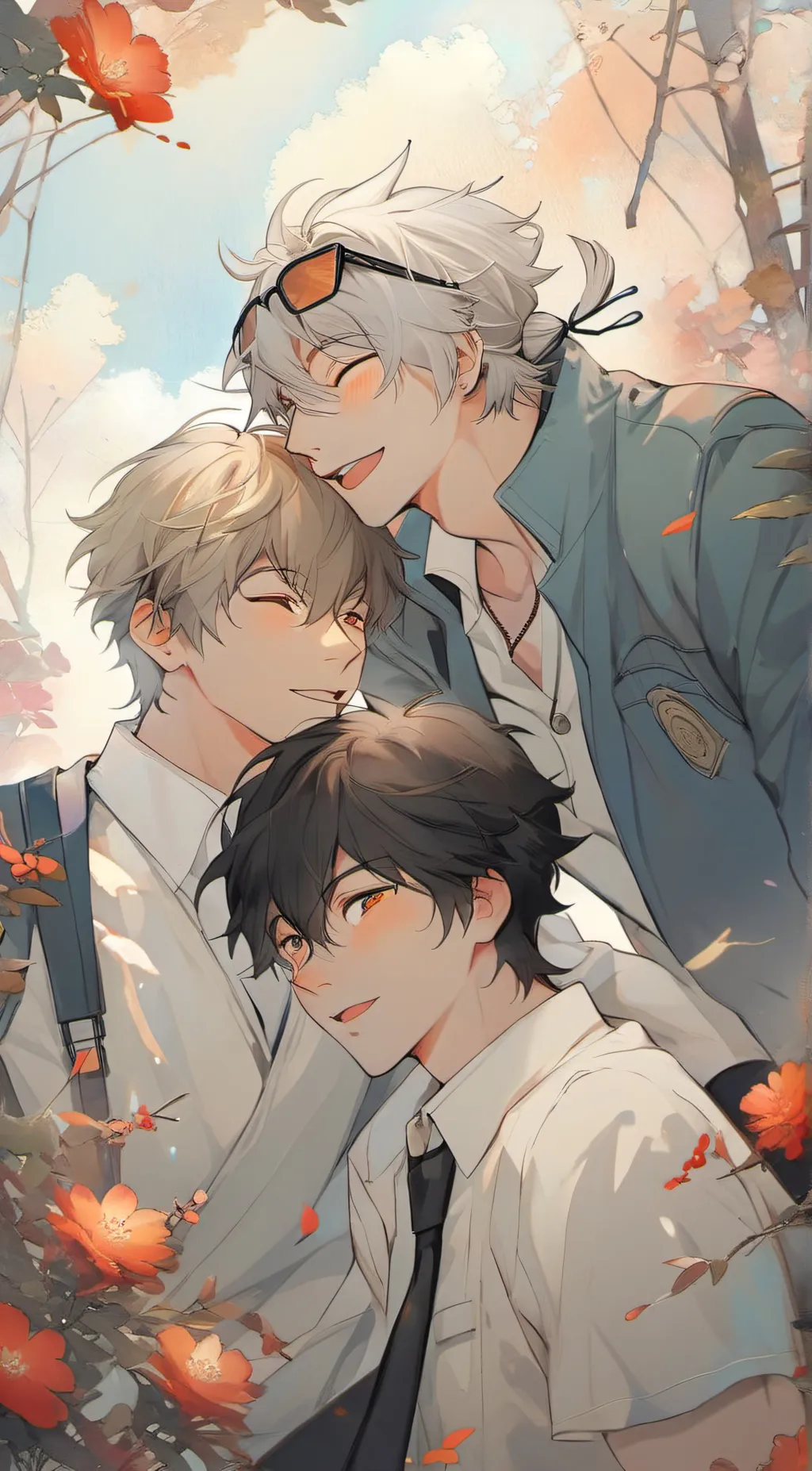 ai character: Kevin,Daniel,Luke background