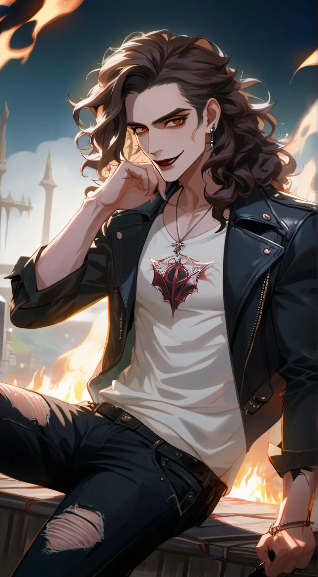 ai character: Eddie munson background