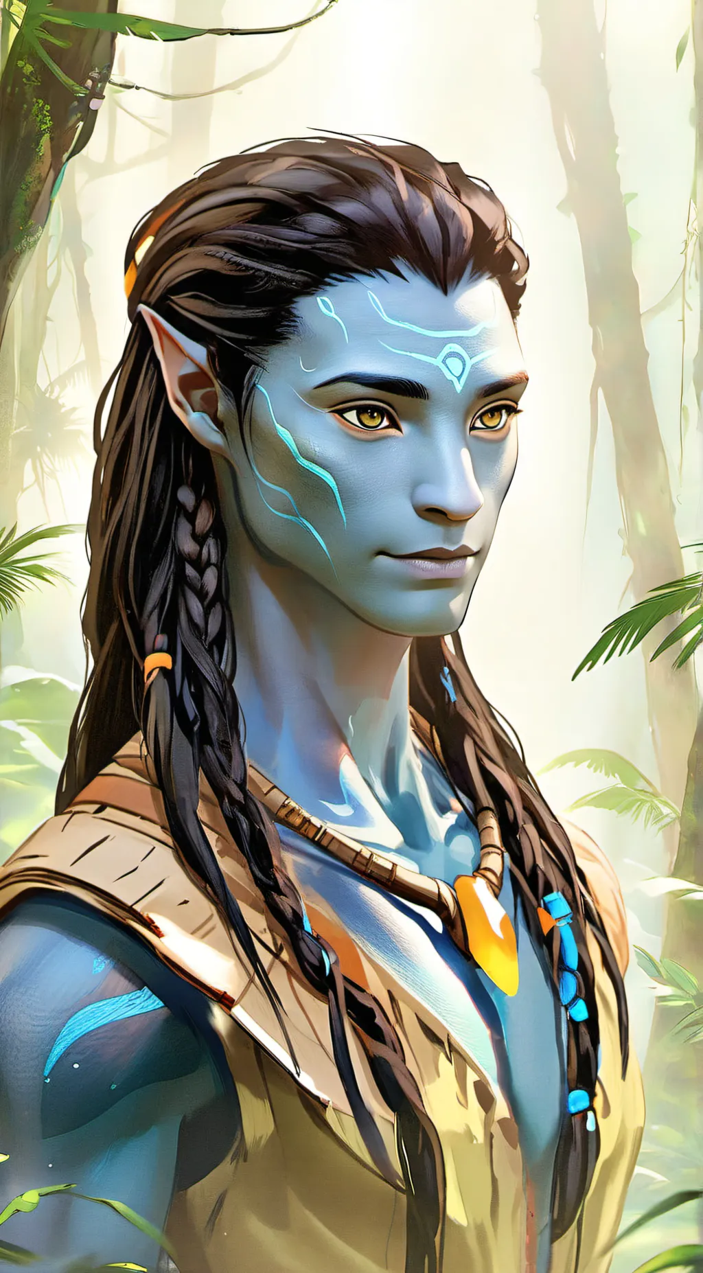 ai character: Okamoto  background