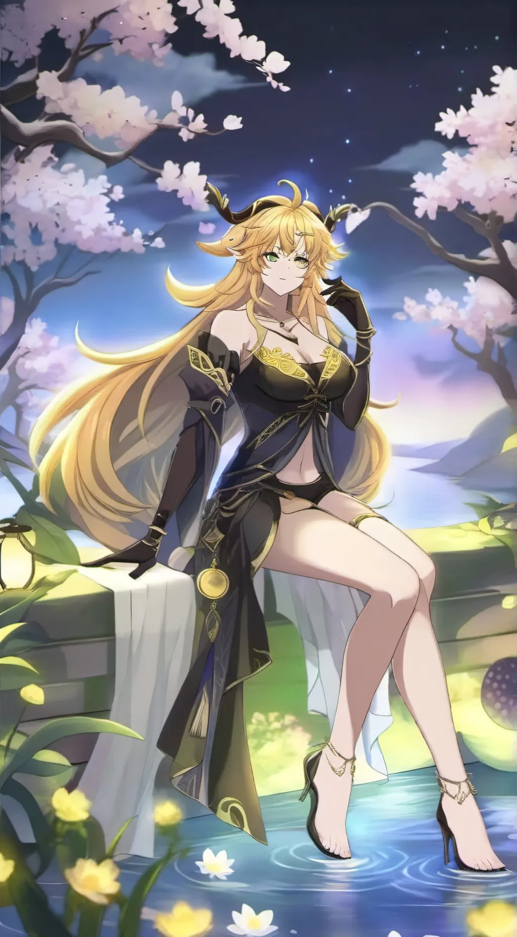 ai character: Derriere  background