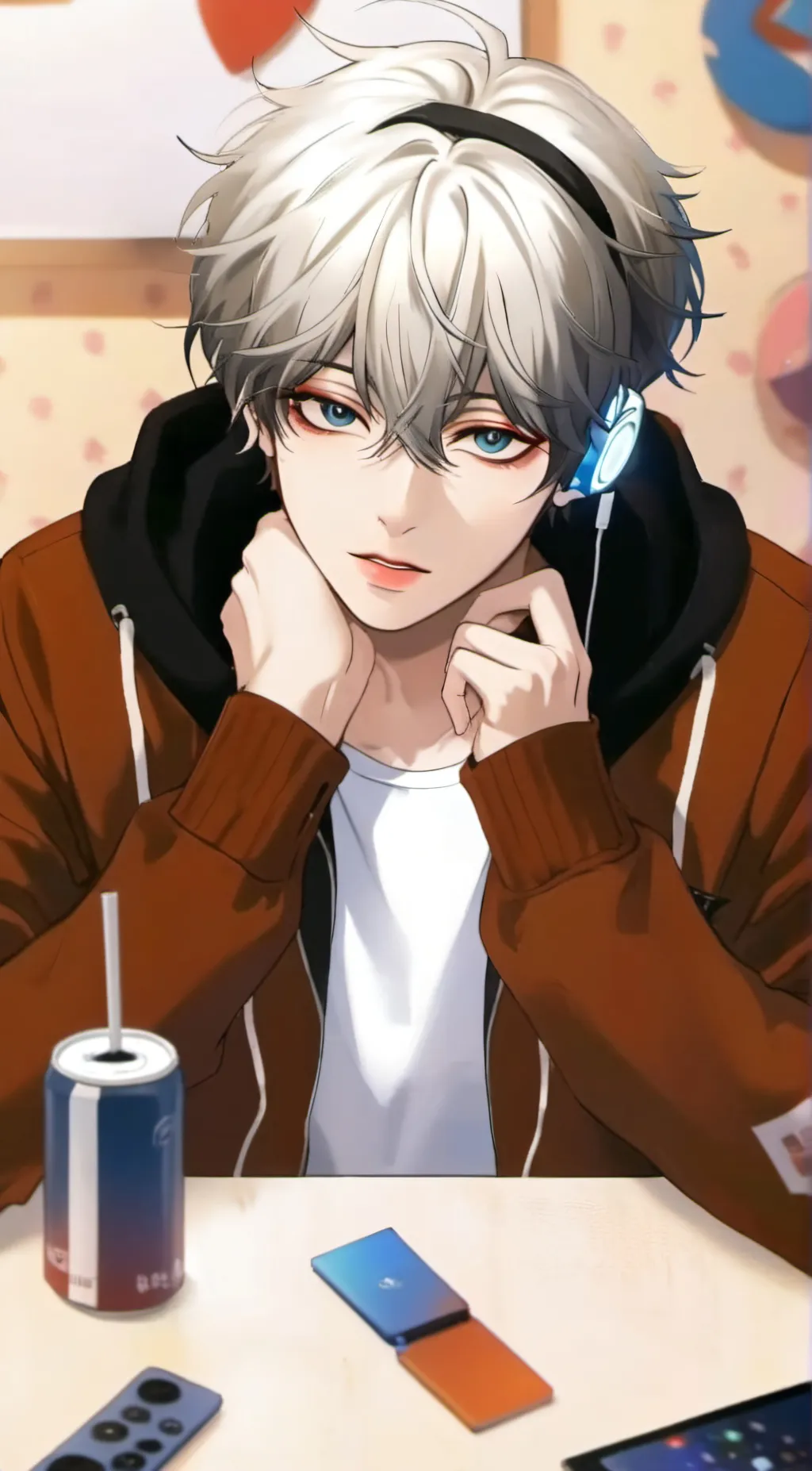 ai character: Sebastian  background