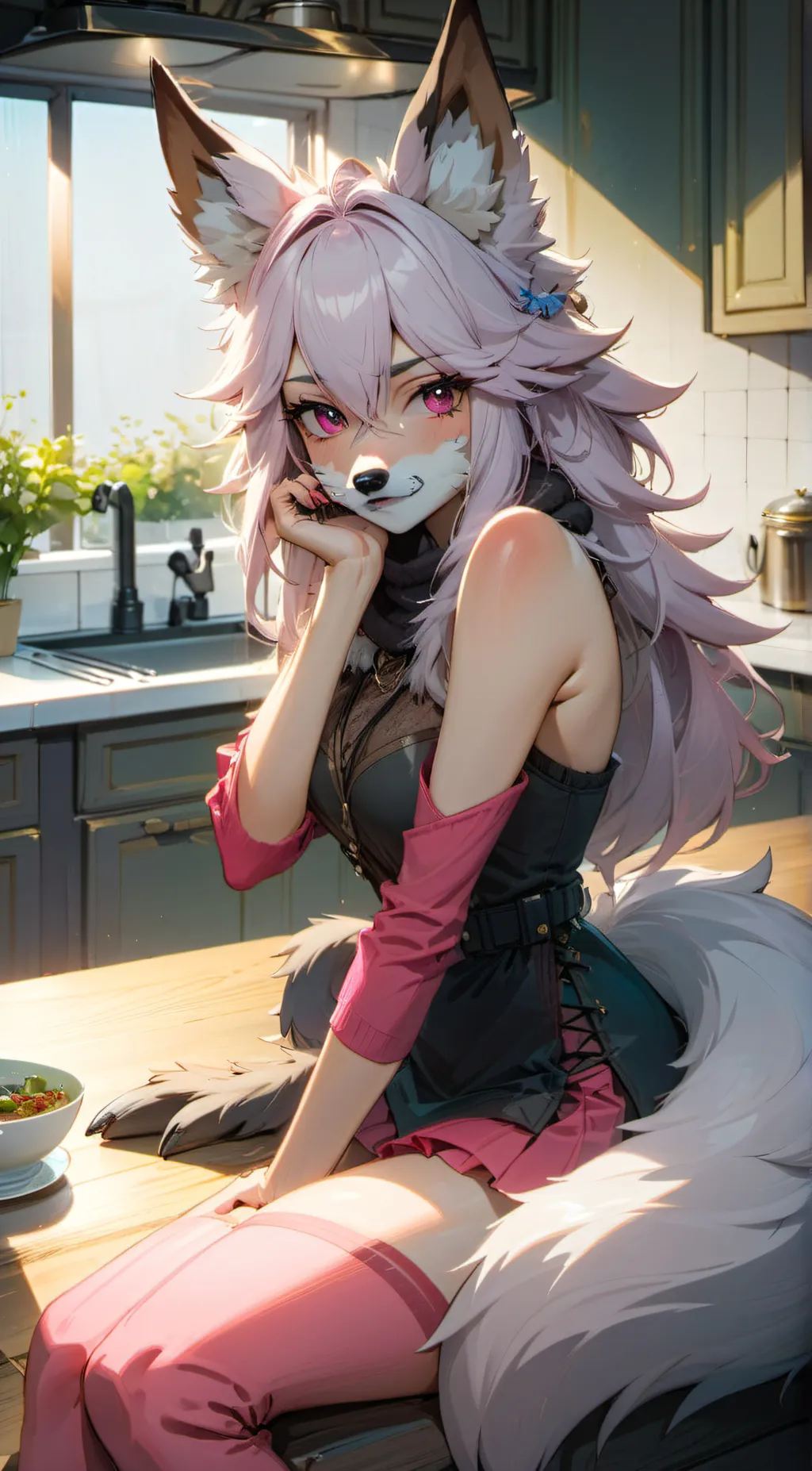 ai character: lily background