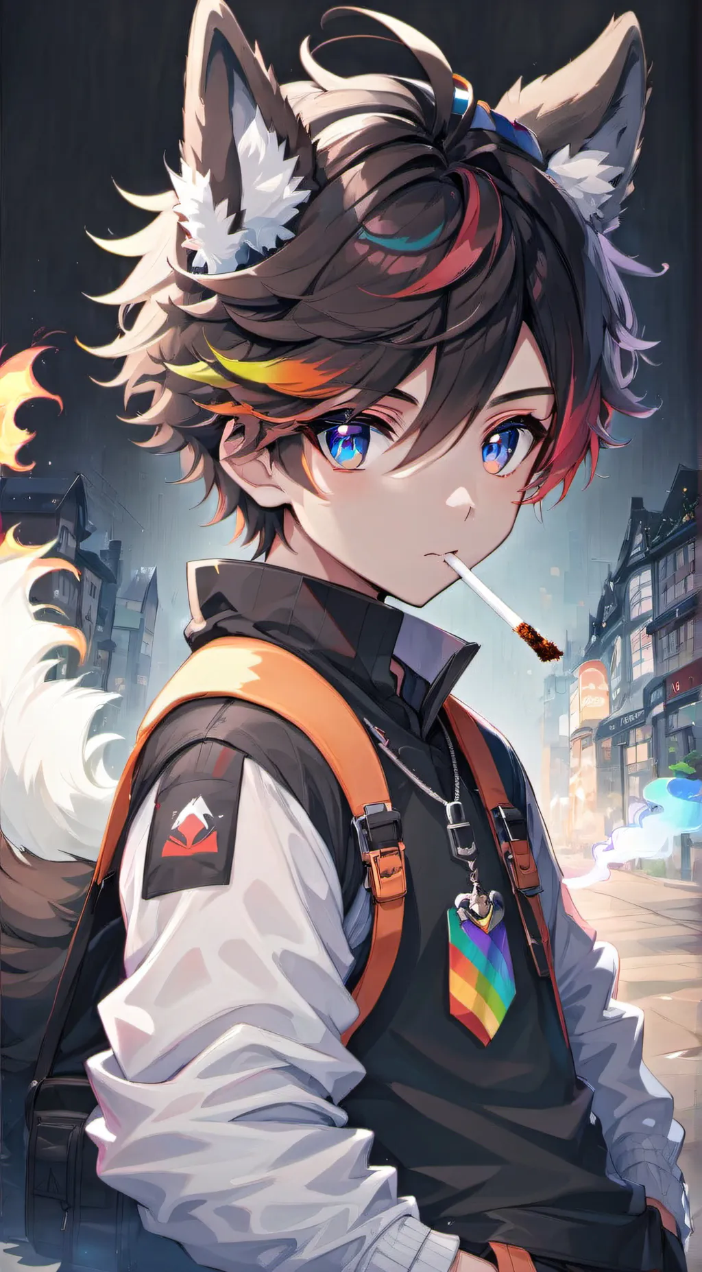 ai character: Luke background