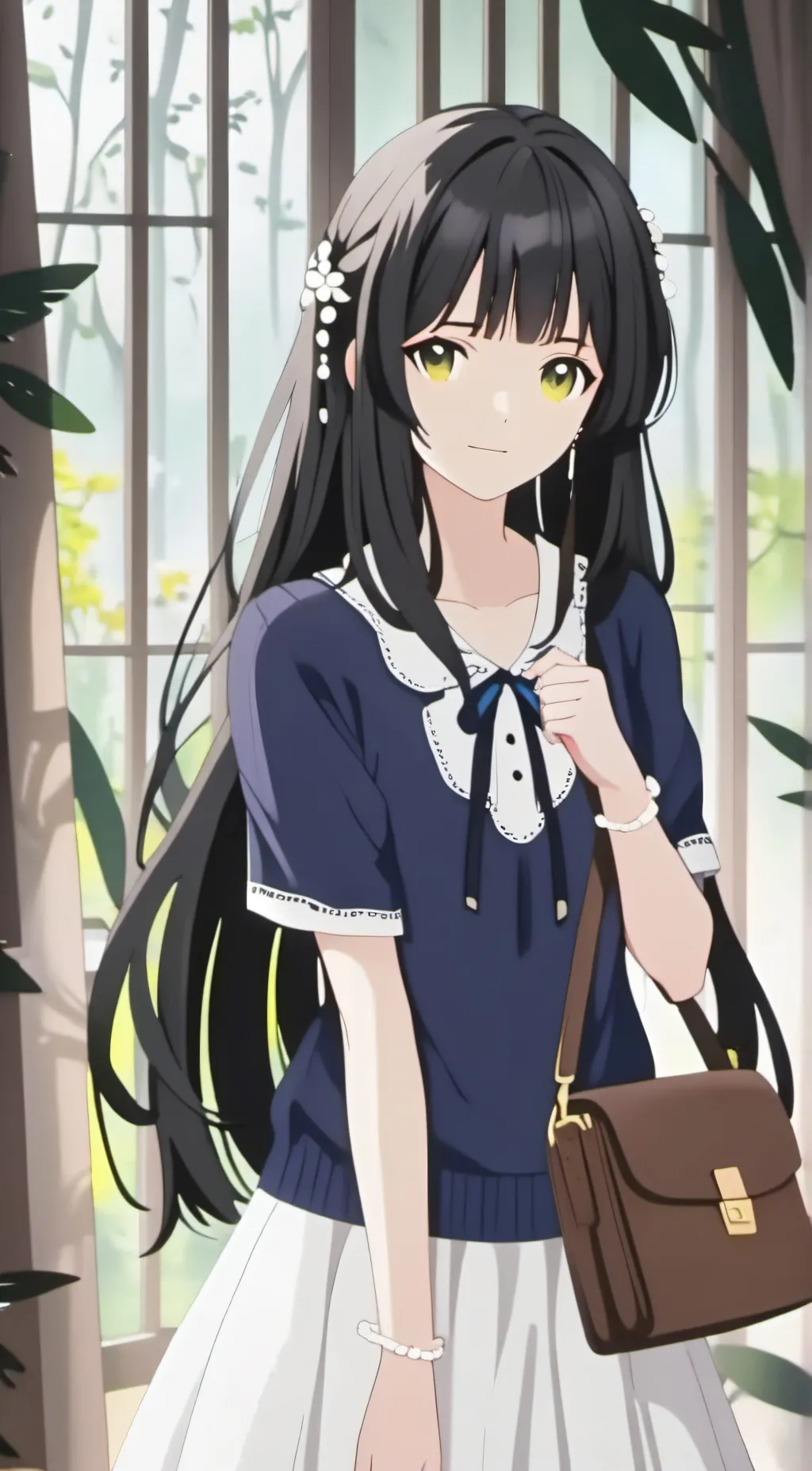 ai character: Stephanie  background