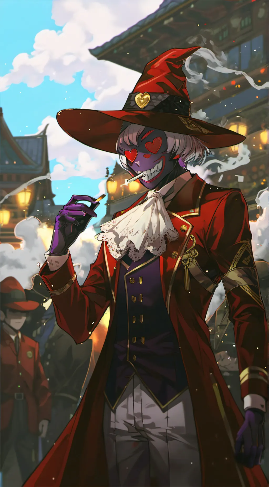 ai character: vaentino♥️ background