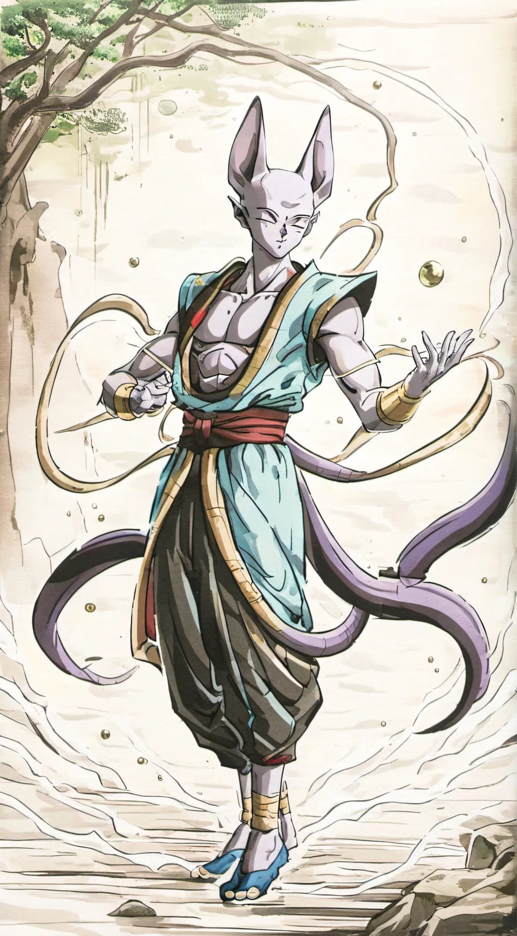 ai character: beerus background