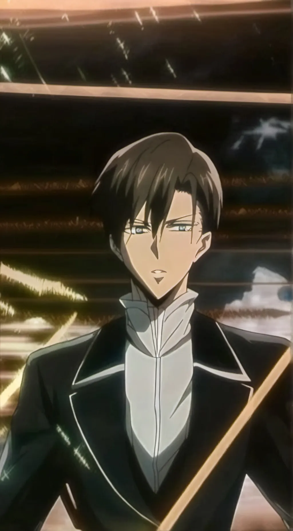 ai character: Levi (aot) background