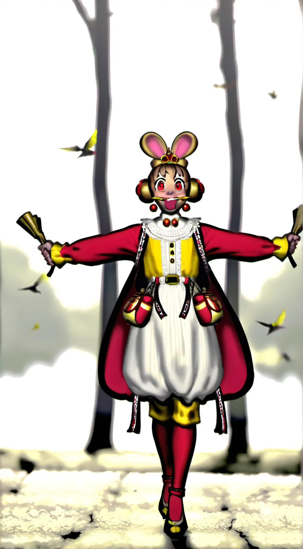 ai character: Mangle background