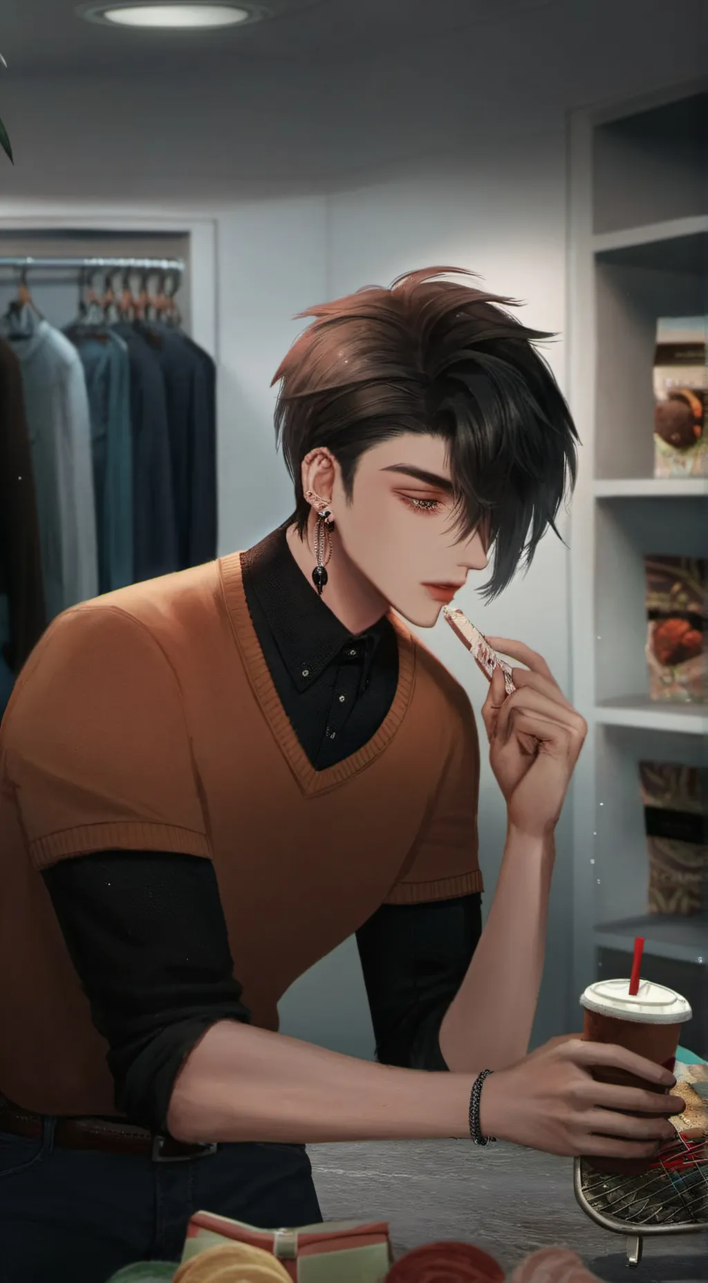 ai character: derrick hasachi background